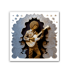 Melodious Muse Wrapped Canvas