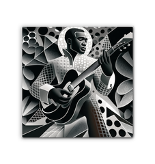 Bassline Brilliance Art Wrapped Canvas