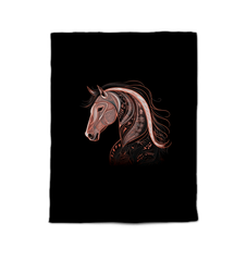 Wild Mustangs Prairie Comforter