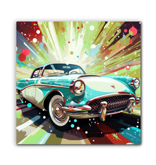 Automotive Evolution Wrapped Canvas