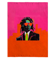 Elegance in Graffiti Sherpa Blanket - Beyond T-shirts