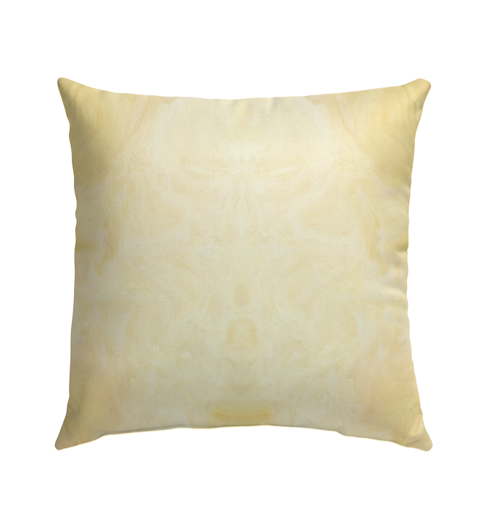 Elegant Royal Crocodile Monarch pillow in outdoor setting.