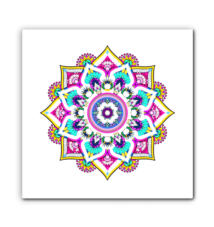 Mandala Ocean Serenity Canvas - Beyond T-shirts