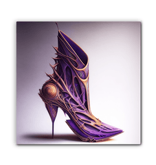 Footwear Fantasies Unleashed - Canvas Art - Beyond T-shirts