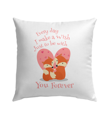 With You Forever Outdoor Pillow