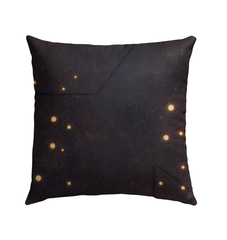 Cow's Whimsical Meadow Outdoor Pillow