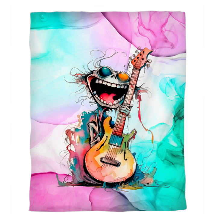 Flutist’s Fluffy Fantasy Duvet Cover