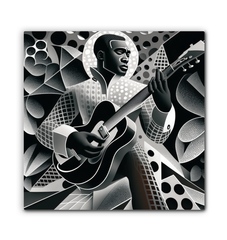 Bassline Brilliance Art Wrapped Canvas