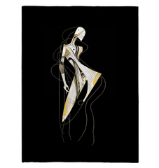 Elegant Regal Damask Sherpa Blanket - Beyond T-shirts