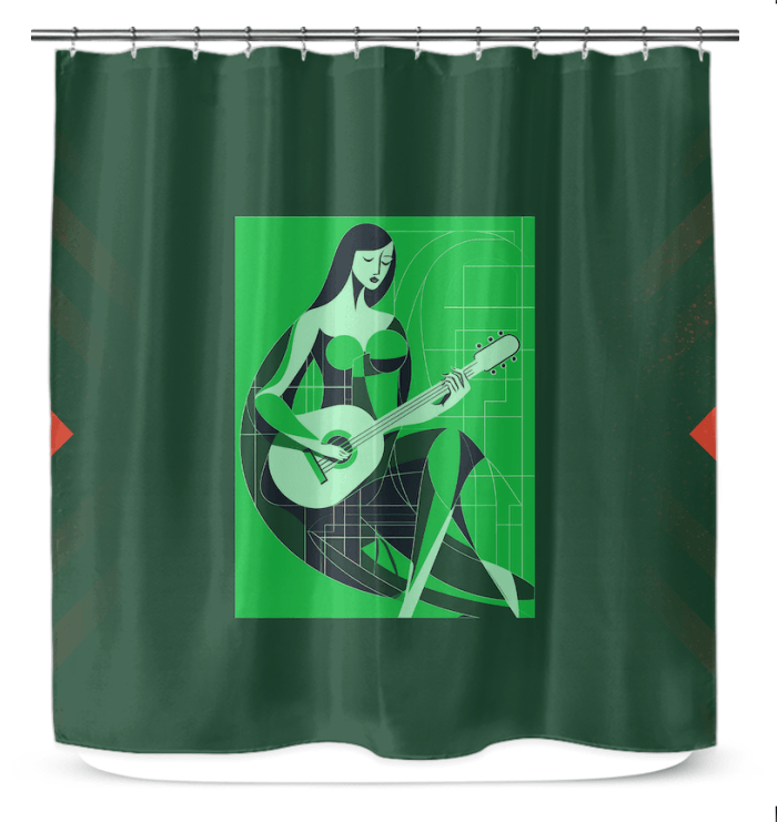 Fashion Fusion Elegance Shower Curtain - Beyond T-shirts