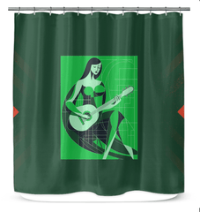 Fashion Fusion Elegance Shower Curtain - Beyond T-shirts