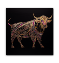 Buffalo Herd Sunset Silhouette