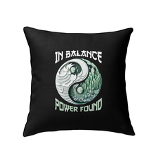 Harmonious Ying Yang pillow for stylish interiors.