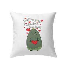 Sending You Love Today Indoor Pillow