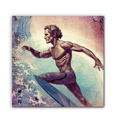 Tidal Flow Wrapped Canvas - Beyond T-shirts