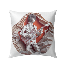 Eclectic Melodies Outdoor Pillow