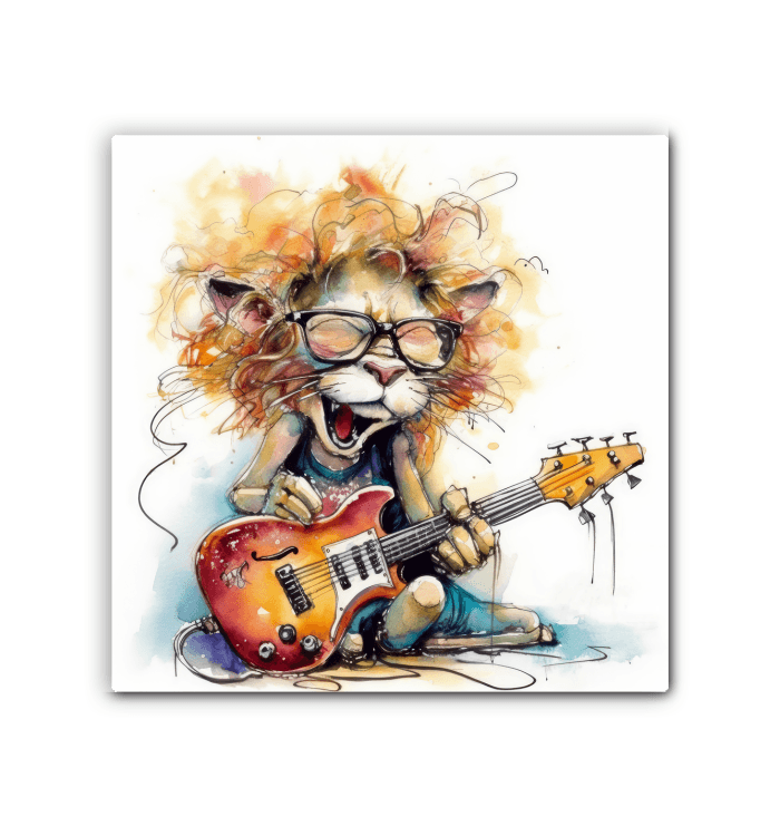 Melodious Mischief Caricature Canvas Art - Beyond T-shirts