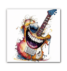 Melodic Mirth: Caricature Canvas Art - Beyond T-shirts