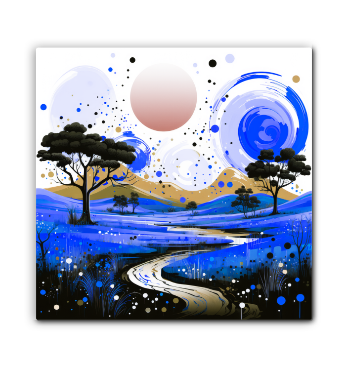 Captivating Canyon Desert Landscape Canvas