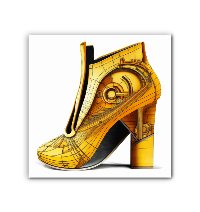 Imagining the Unseen - Futuristic Shoe Art - Beyond T-shirts