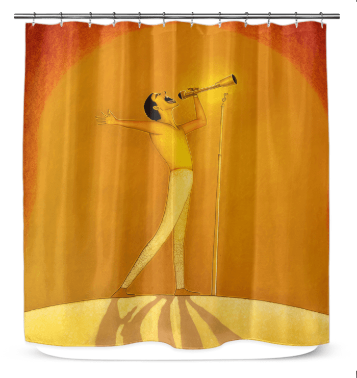 SurArt 108 shower curtain featuring contemporary design, perfect for modern bathrooms.