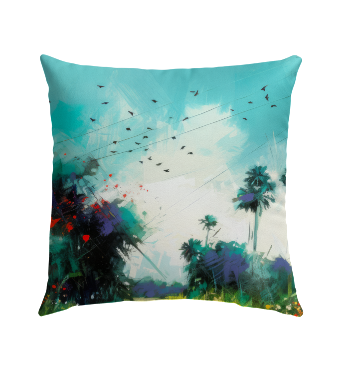 Enchanted Garden Outdoor Pillow