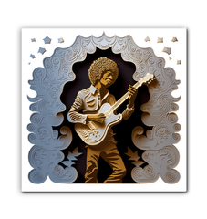 Melodious Muse Wrapped Canvas