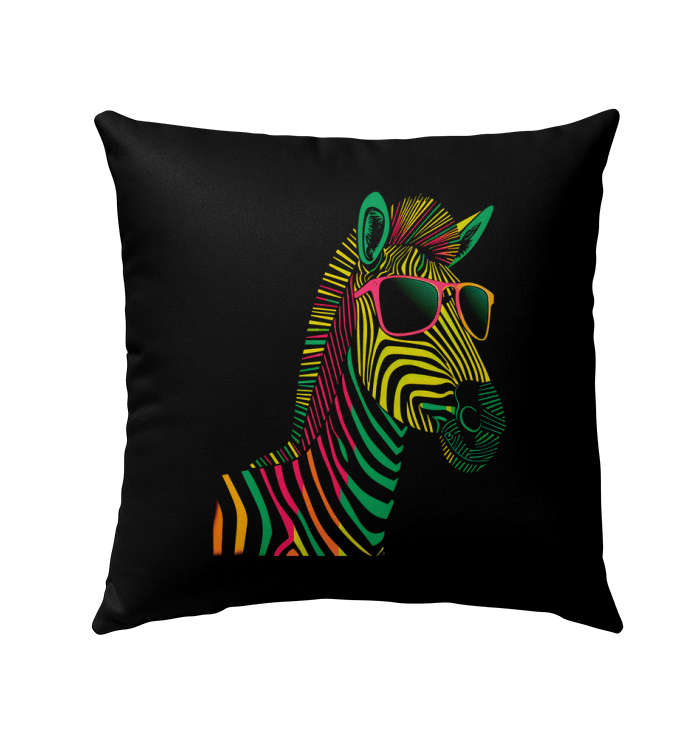 Zebra Stripes Outdoor Pillow - Beyond T-shirts