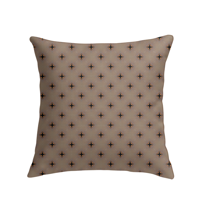 Close-up of the Minimal Mirage Indoor Pillow's minimalist design.