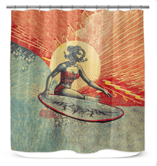 Coastal Adventure Shower Curtain - Beyond T-shirts