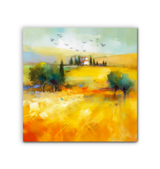 Oceanic Horizon Beauty Wrapped Canvas