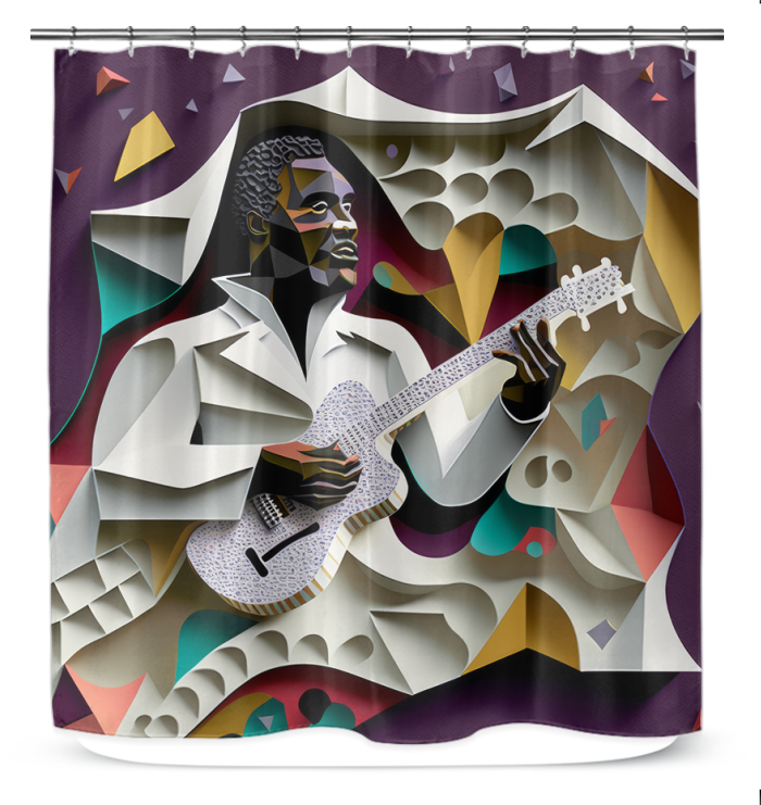 Vocal Harmony Shower Curtain