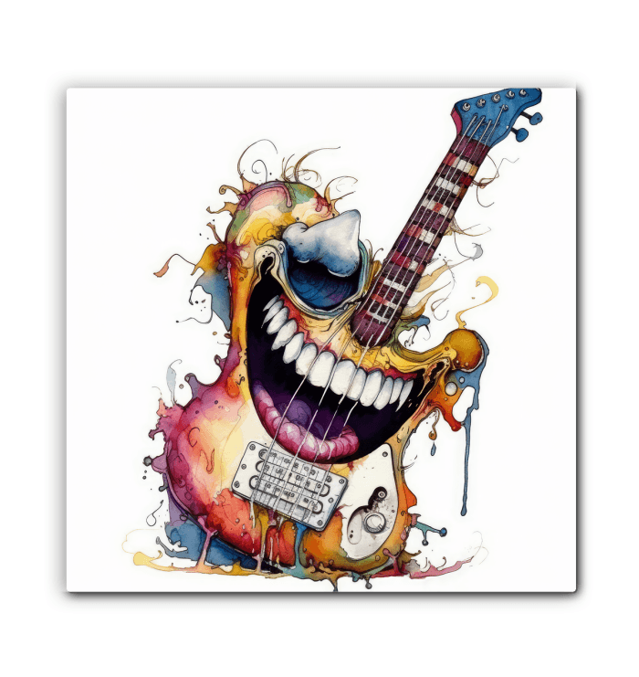 Melodic Mirth: Caricature Canvas Art - Beyond T-shirts