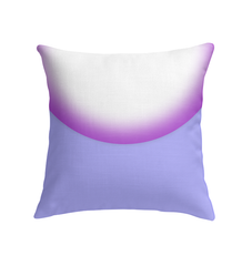 Close-up of the Sun Salutation Indoor Pillow with soft texture.