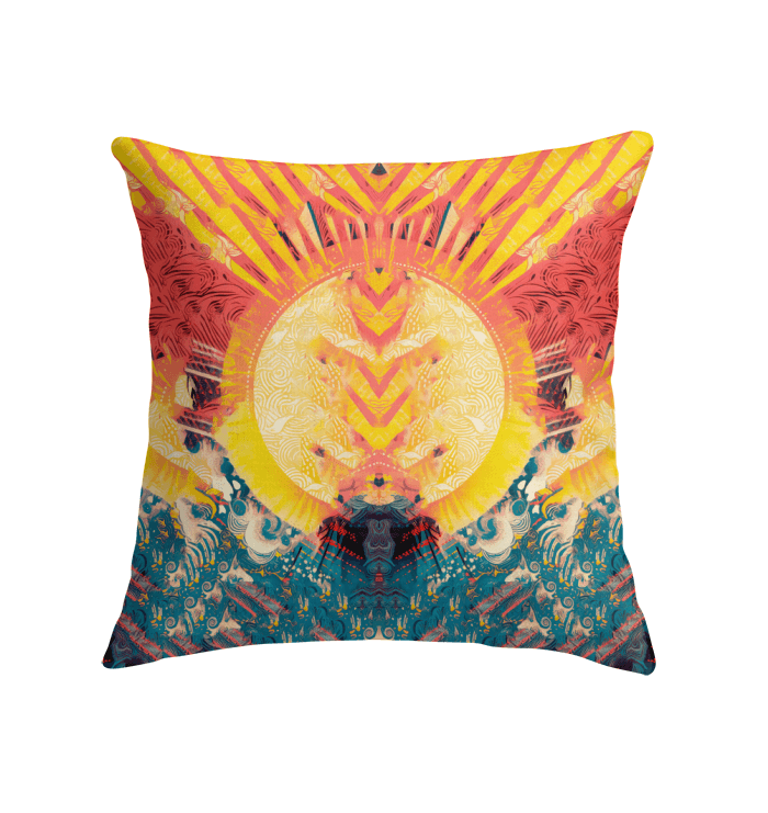 Wave Whispers Indoor Cushion - Beyond T-shirts