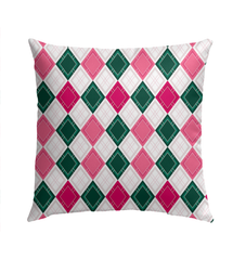 Timeless Diamond Outdoor Pillow