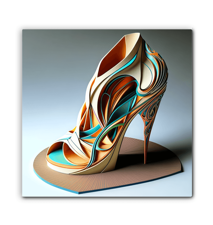 Futuristic Footwear Dreams - Canvas Artwork - Beyond T-shirts