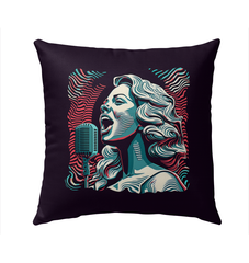 Hip-Hop Haven Outdoor Pillow