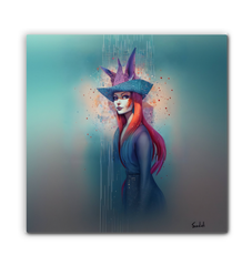 Cosmic Odyssey Wrapped Canvas - High-quality mystical wall art