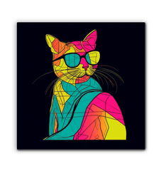 Playful Purr Canvas Artwork - Beyond T-shirts