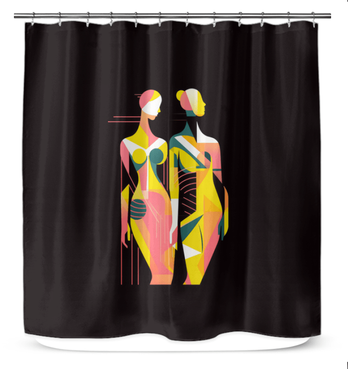 Haute Couture Canvas Bath Curtain - Beyond T-shirts