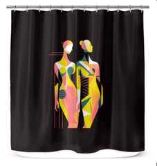 Haute Couture Canvas Bath Curtain - Beyond T-shirts