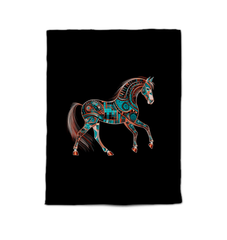 Elegant Dressage Horse Comforter