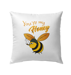 You're My Honey Outdoor Pillow