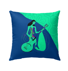 Elegant Couture Escape Outdoor Pillow - Beyond T-shirts