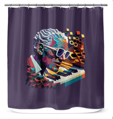 Rap Realm Shower Curtain