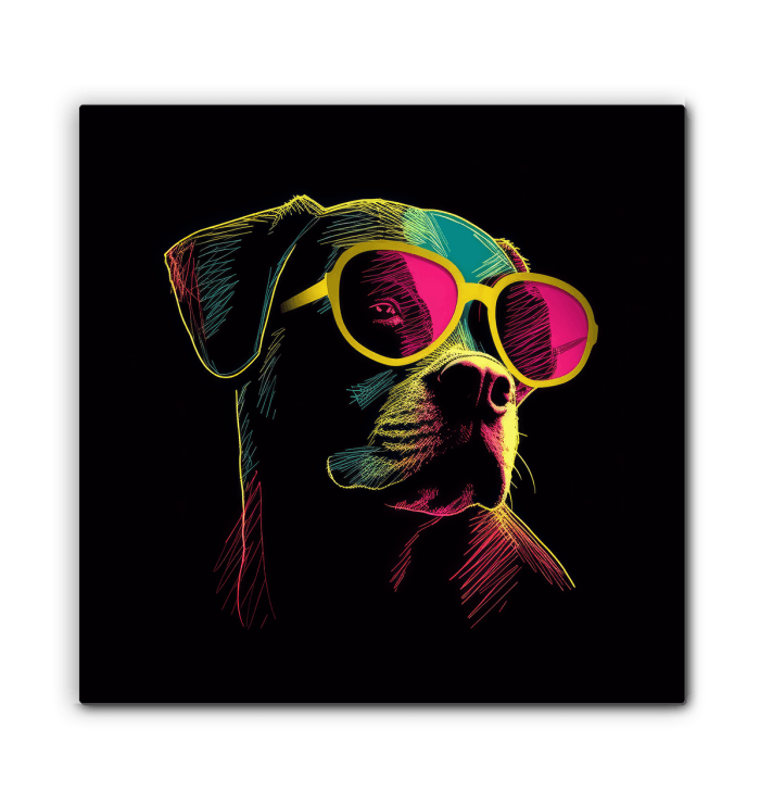 Adventurous Pooch Canvas Print - Beyond T-shirts