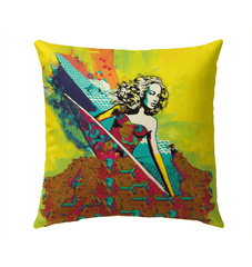 Surfing 1 04 Outdoor Pillow - Beyond T-shirts