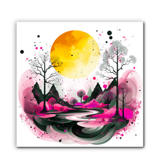 Tranquil Twilight Tranquility Landscape Canvas