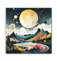 Majestic Moors Highland Landscape Canvas